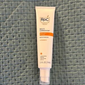 White and Orange Skincare Moisturizer